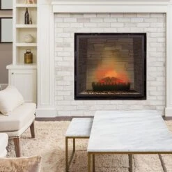 Studio Frame Kamingehäuse + Kamini Kamineinsatz MDF Klassisches Design 19 Studio Frame Kamingehäuse + Kamini Kamineinsatz MDF Klassisches Design -Klarstein 60002705 yy 0007 logo Klarstein Lausanne Frame Gehaeuse Kamini FX