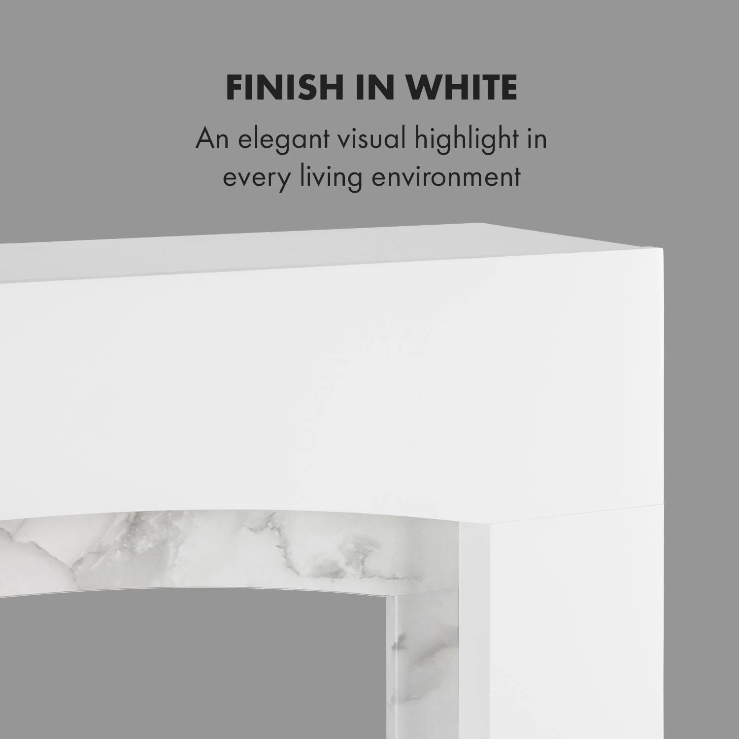 Studio Frame II Kamingehäuse + Kamini Kamineinsatz MDF Klassisches Design 5 Studio Frame II Kamingehäuse + Kamini Kamineinsatz MDF Klassisches Design – Bild 3