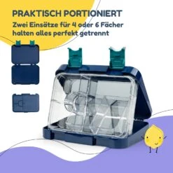 Schmatzfatz Frühstücksset Lunchbox & Trinkflasche Tritan Dicht BPA-frei 13 Schmatzfatz Frühstücksset Lunchbox & Trinkflasche Tritan Dicht BPA-frei -Klarstein 60002947 de 0004 logo